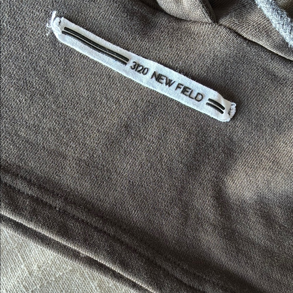 Crown Brown Cropped Hoodie - Picture 4 of 6